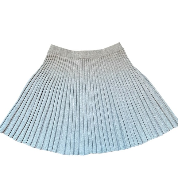 Jonathan Simkhai Gray Pleated Mini Skirt - Picture 1 of 4